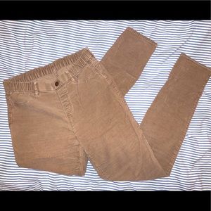 Uniqlo high rise velvet leggings pants